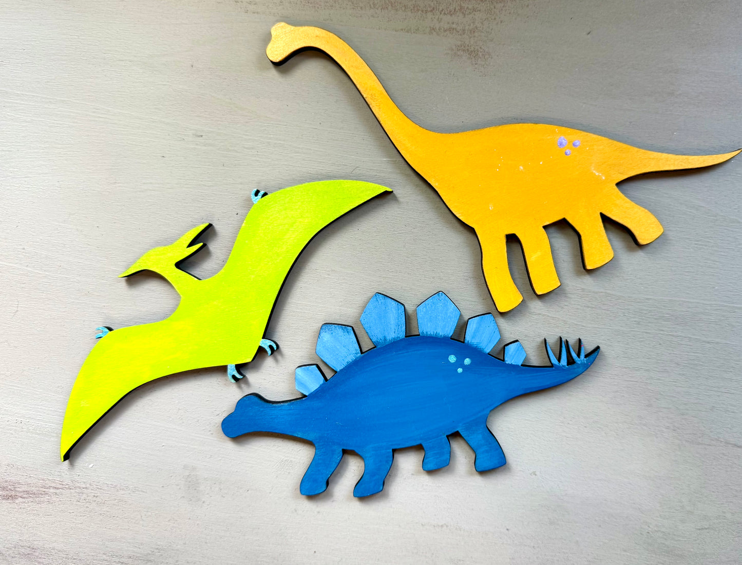 3 Piece Dinosaur Blanks