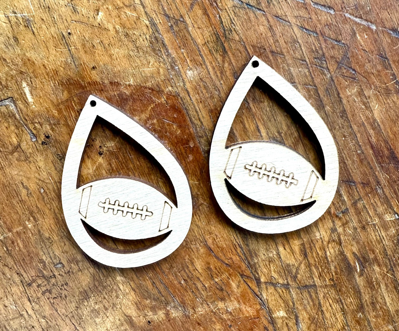 Dangle Football Earring Blanks