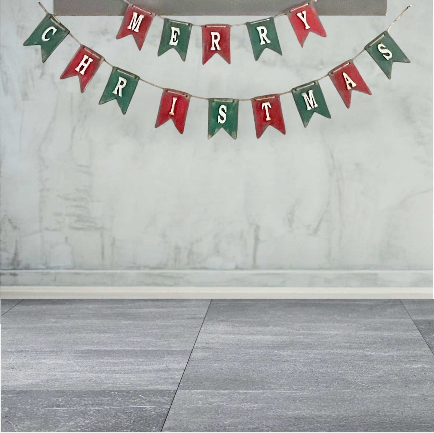 Merry Christmas Letters and Pennants image 1