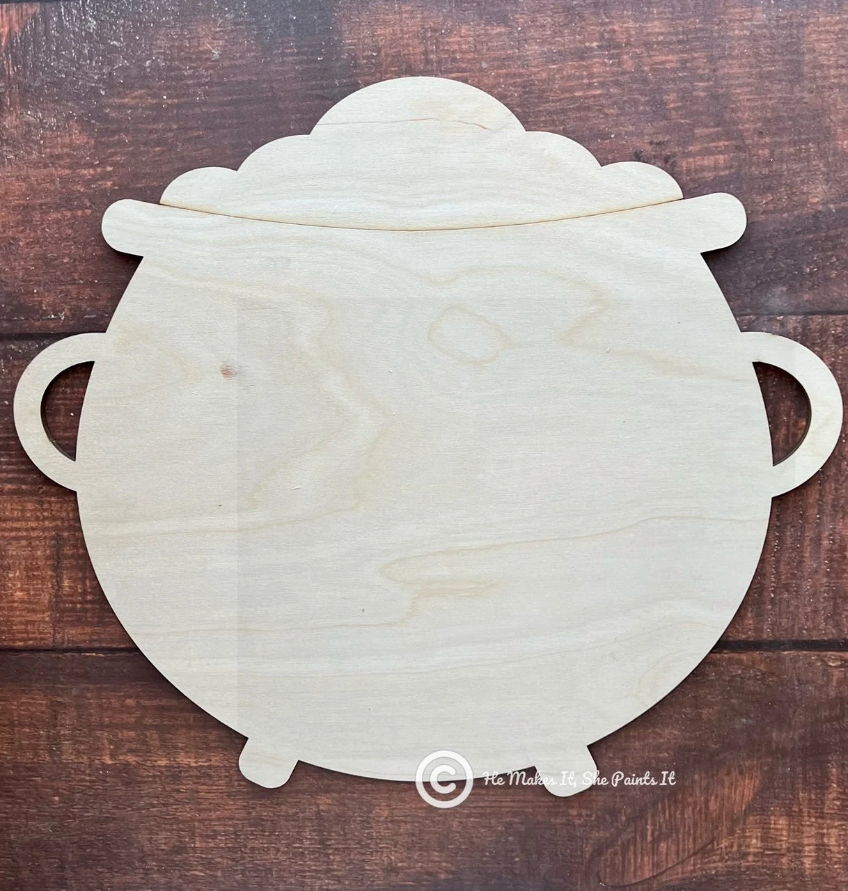 Large Pot of Gold Wood Blank or Door Hanger