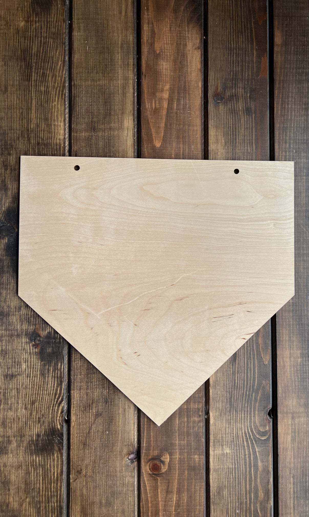 Baseball Home Plate Door Hanger image 2