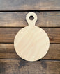 Cutting Board Shapes Wood Sign Blank Kitchen Sign image 1