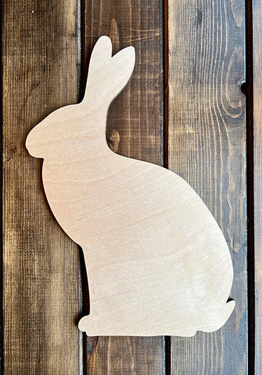 12 Inch Bunny Wood Blank Easter Spring Crafts