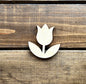 Small Tulip Wood Blank 2.5 or 4 Inch image 1