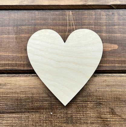 4 Inch Heart Blank