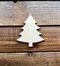 4 inch Tree Shape Wood Blank Tiered Tray Christmas Tree