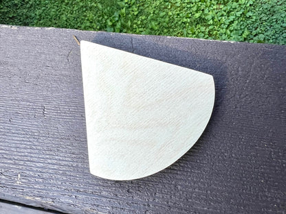 Watermelon slice wood blank for tiered tray image 1