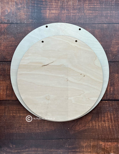 12 or 14 Inch Wood Round image 3