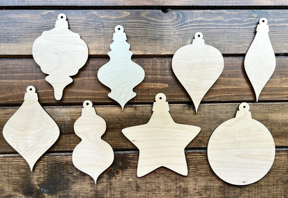 New!  Larger size option for our POPULAR Christmas Ornament Set