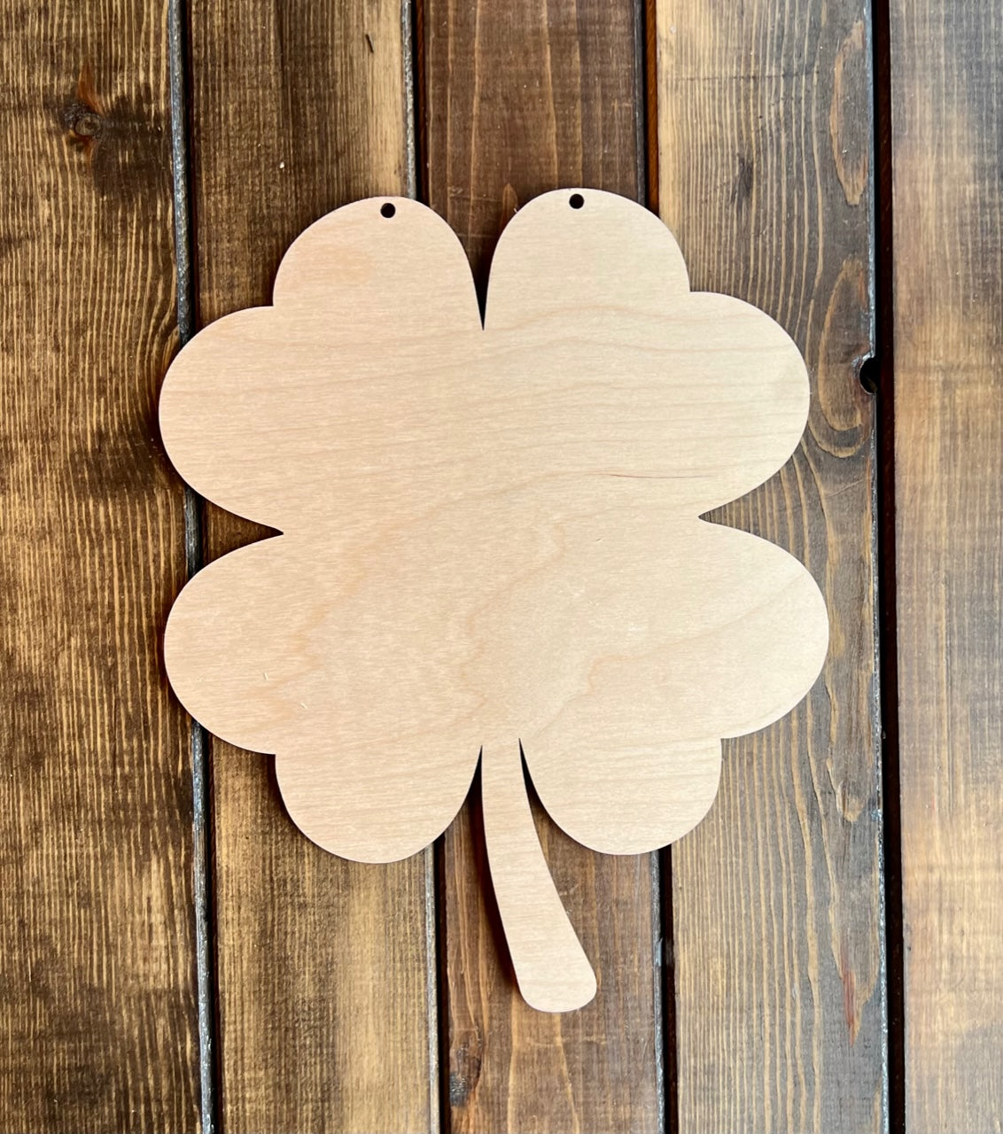 12 Inch Shamrock Sign Blank image 2