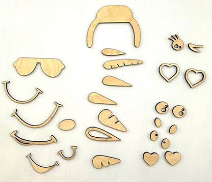 Snowman Face Blanks