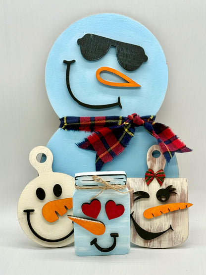 Snowman Face Blanks