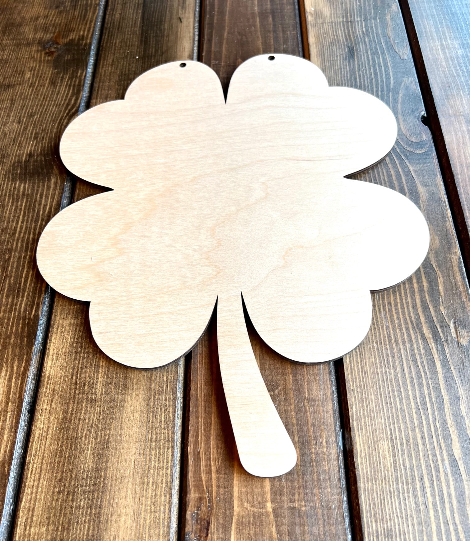 12 Inch Shamrock Sign Blank image 1