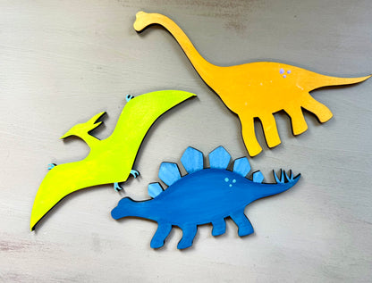 3 Piece Dinosaur Blanks