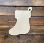 Laser Cut Wood Christmas Stocking image 0