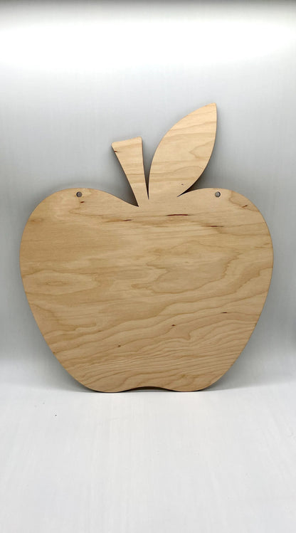 Apple wood blank door hanger