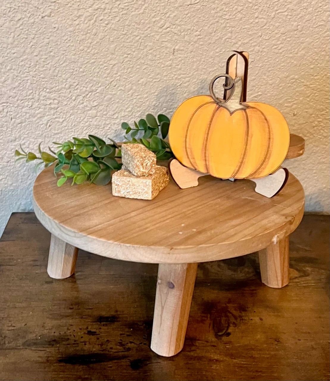 Laser cut Unfinished Wood Easel 2 piece for Tiered Trays