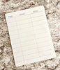 Medication Tracker Dry Erase Board