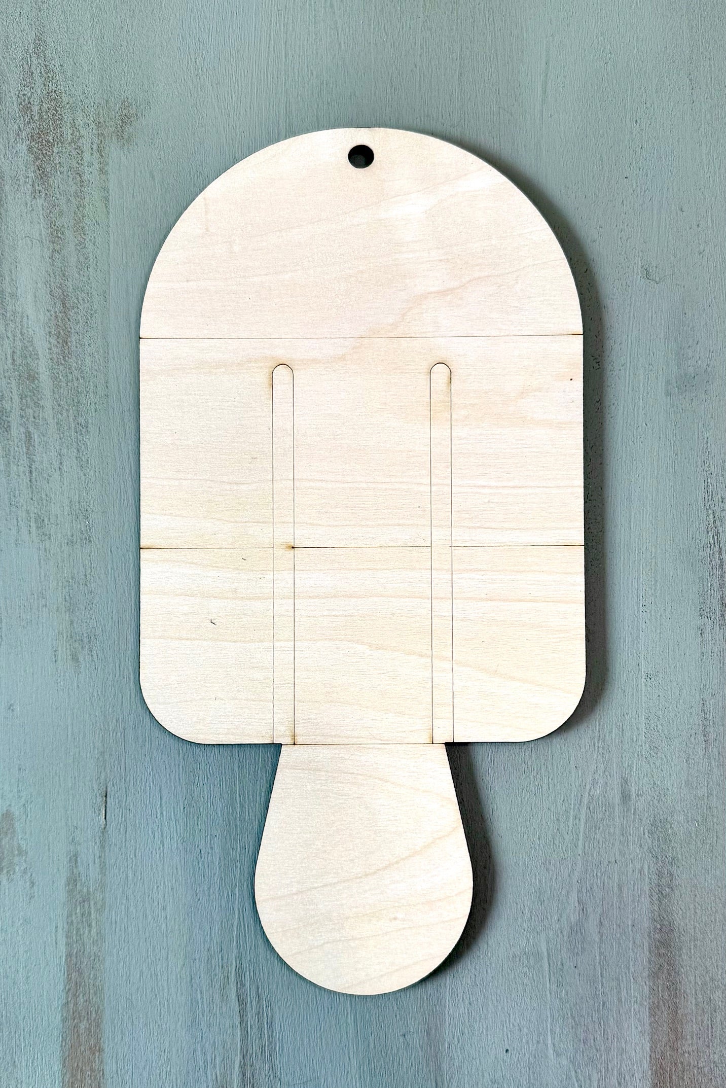 Large Popsicle Blank Door Hanger