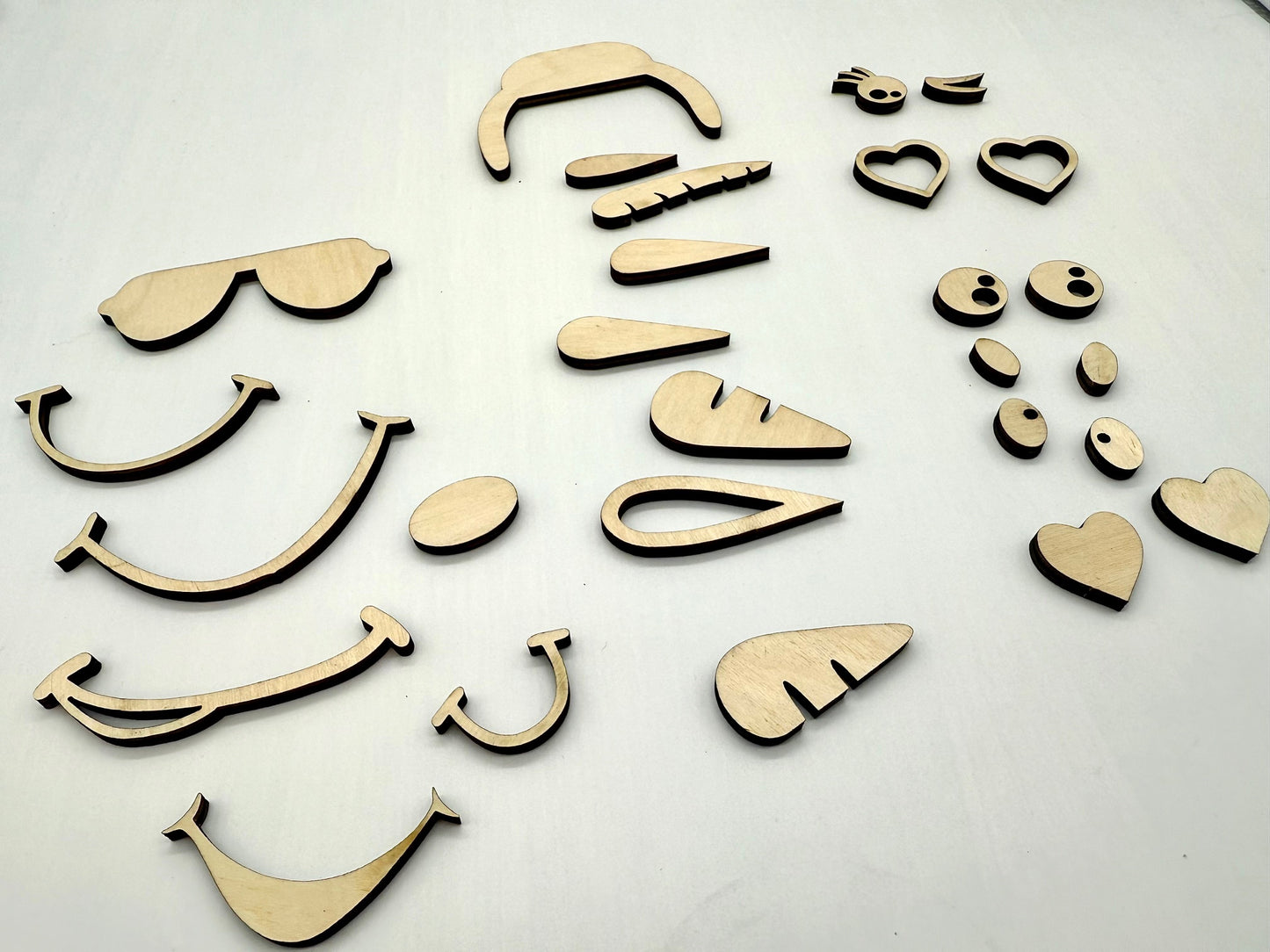 Snowman Face Blanks