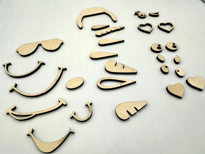 Snowman Face Blanks