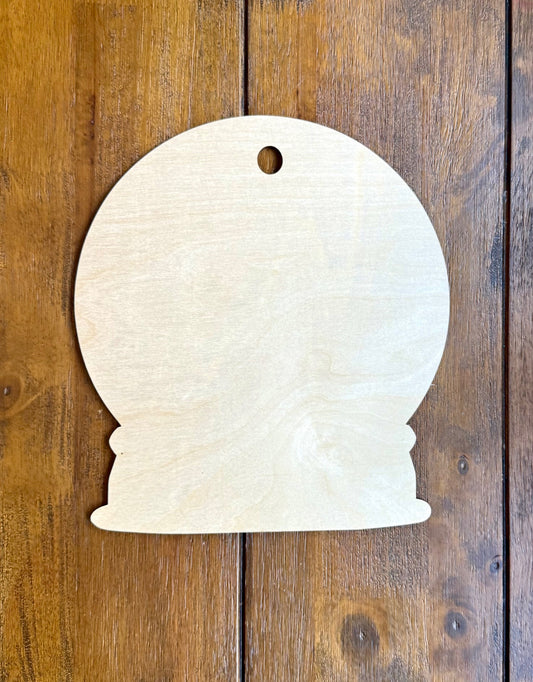 12 Inch Snow Globe Wood Blank