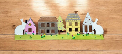 Easter Village Blank