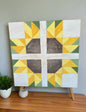 Sunflower Barn Quilt Wood Blank