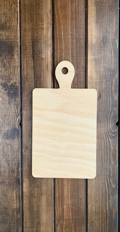 Cutting Board Shapes Wood Sign Blank Kitchen Sign image 4