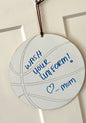 Basketball Dry Erase Board whiteboard Door Sign