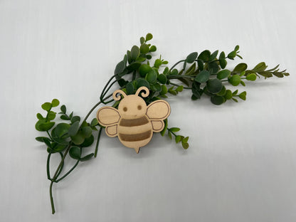 Laser Cut Wood Bee Hanging Ornament Wood Blank