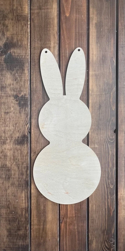 Bunny Door Hanger Wood Blank