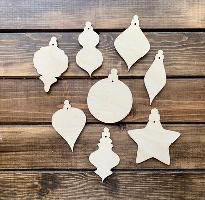 Christmas Ornament Blanks (Set of 8) image 0