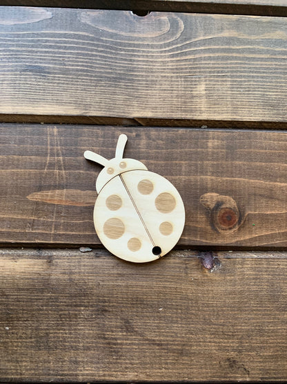 Ladybug Wood Blank image 1