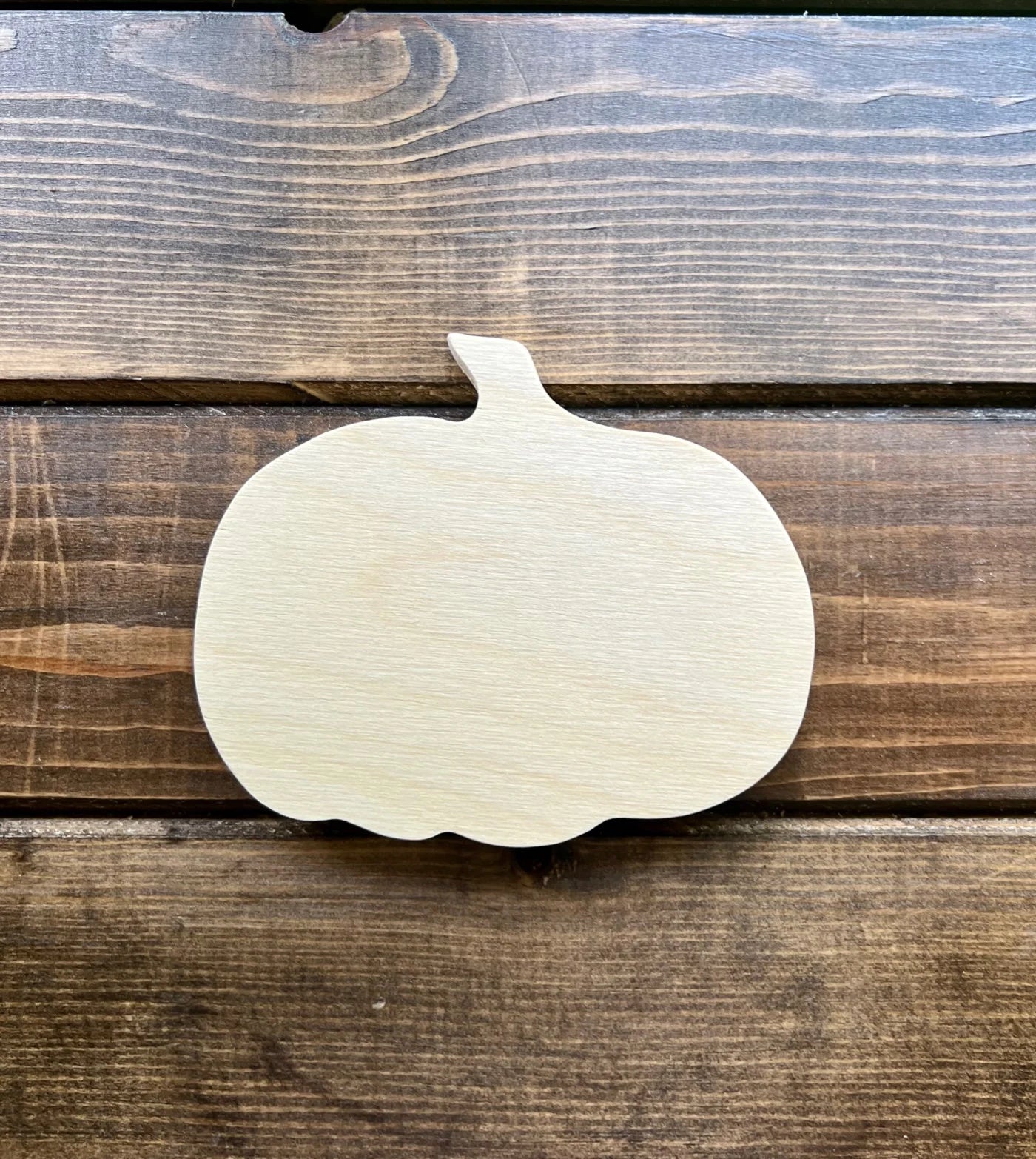 Chunky Pumpkin Wood Cut Out