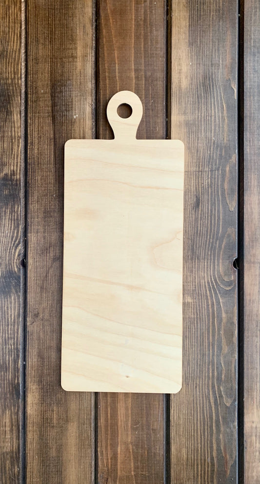 Cutting Board Shapes Wood Sign Blank Kitchen Sign image 0