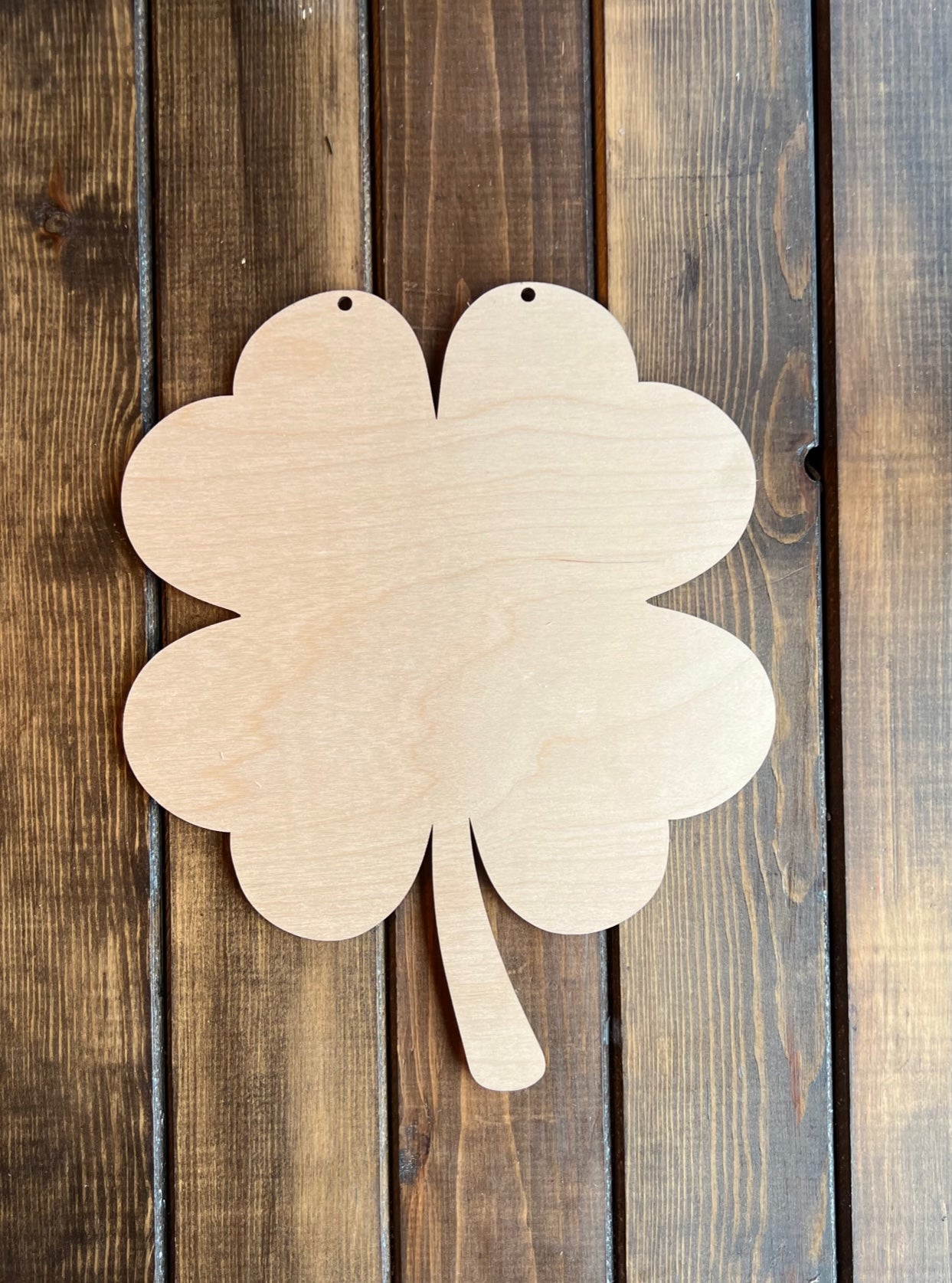 12 Inch Shamrock Sign Blank image 3