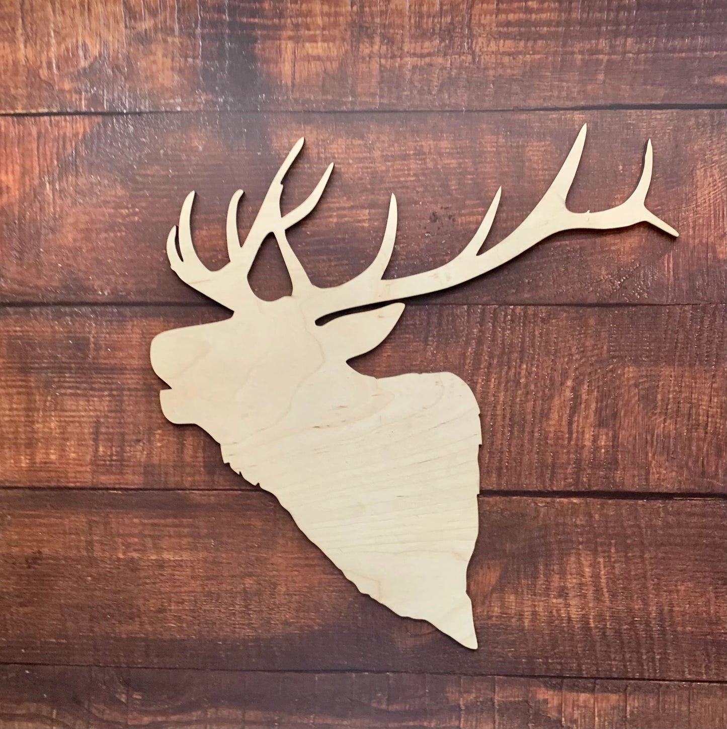 Elk Wood Blank diy wall sign