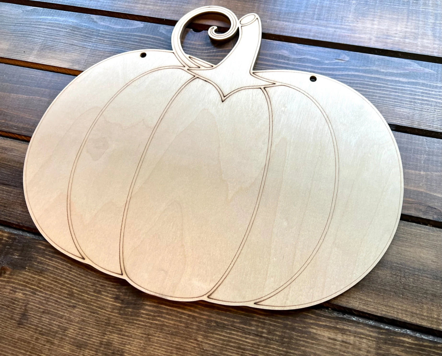 Pumpkin Sign Blank for Fall Decor