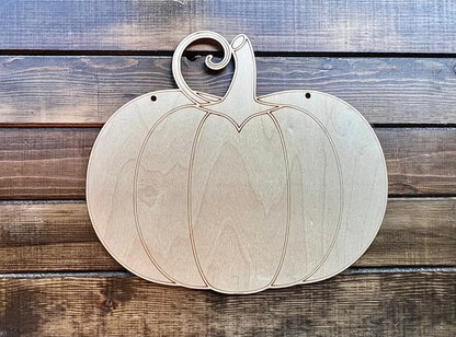 Pumpkin Sign Blank for Fall Decor