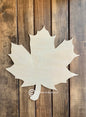 Large Maple Leaf Fall Sign or Door Hanger Blank Laser Cut