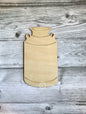 Large Milk Can Wood Blank for Signs for Door Hanger Laser Cut Milk Jug