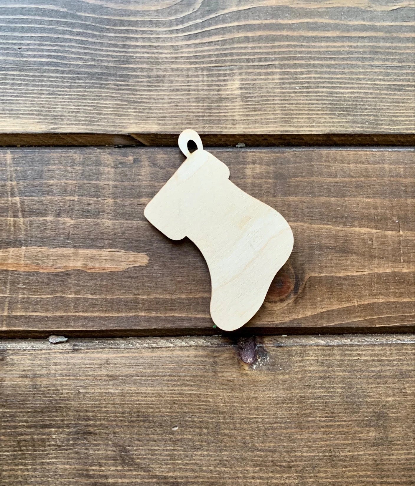 Mini Wood Stocking Ornament Tier Tray Hanger