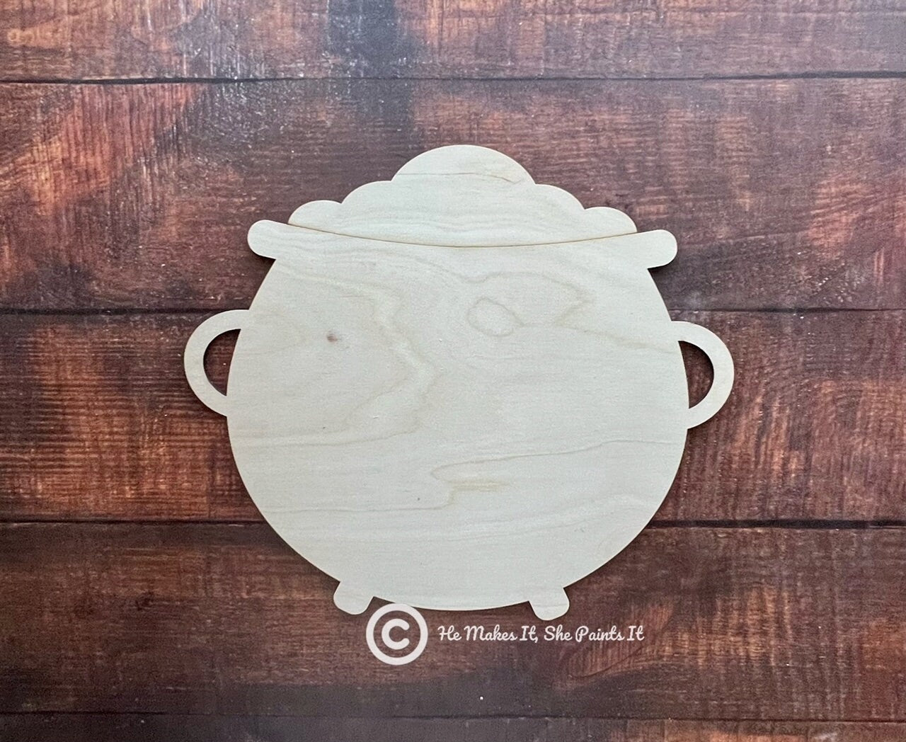 Large Pot of Gold Wood Blank or Door Hanger