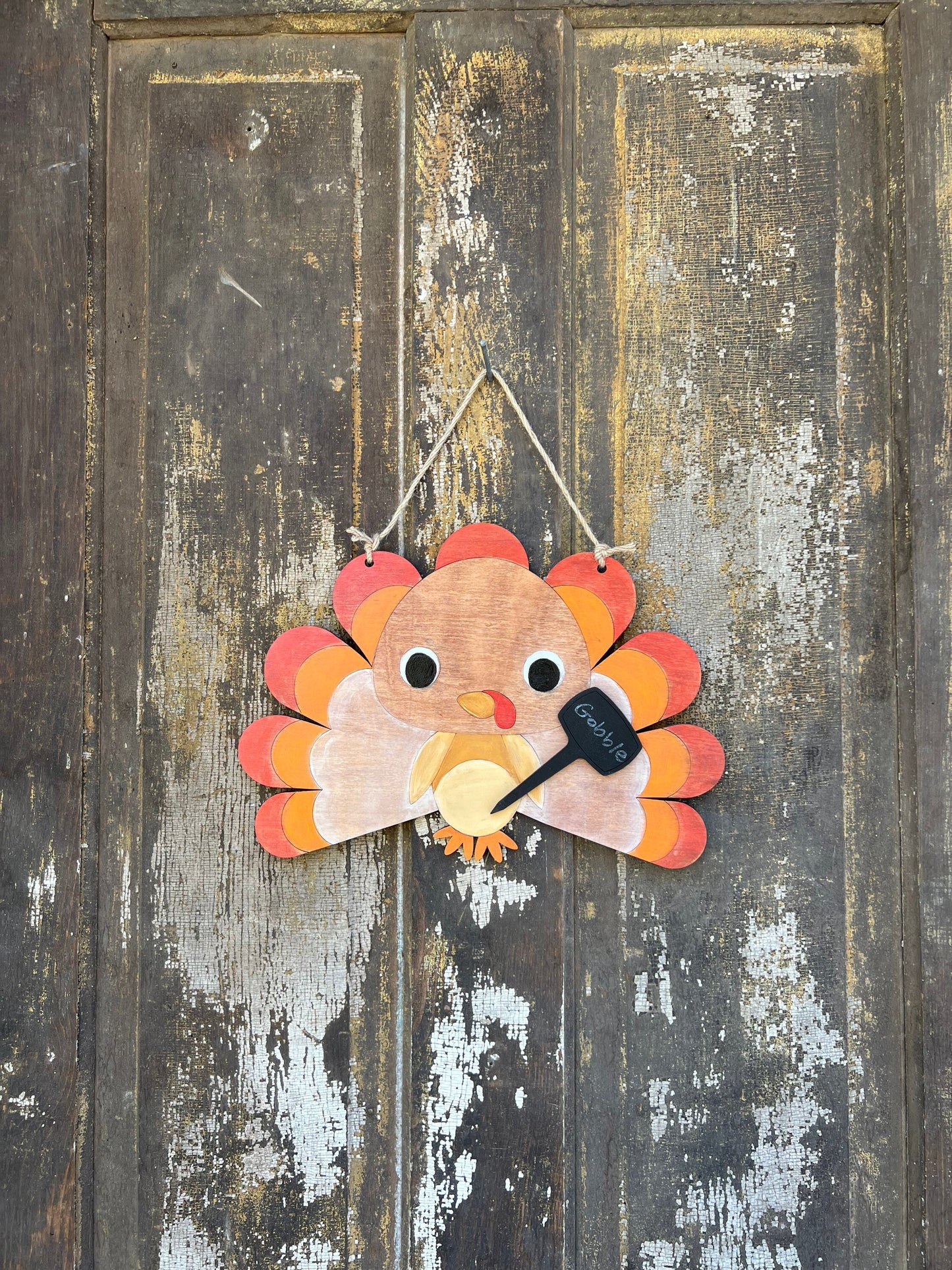 Turkey Door Hanger Blank Fall or Thanksgiving